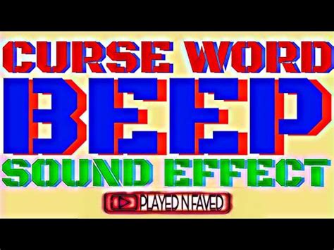 Curse beep sound effect